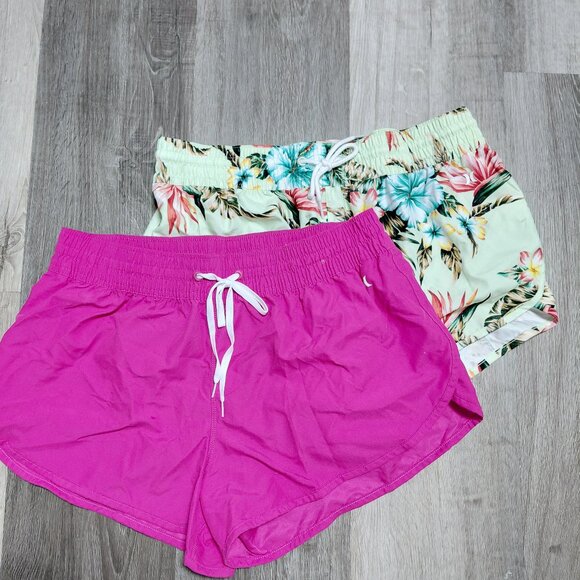 Hurley Pants - Hurley Shorts | Hurley Volley Boardshorts | Color: Pink & Floral | Size: S